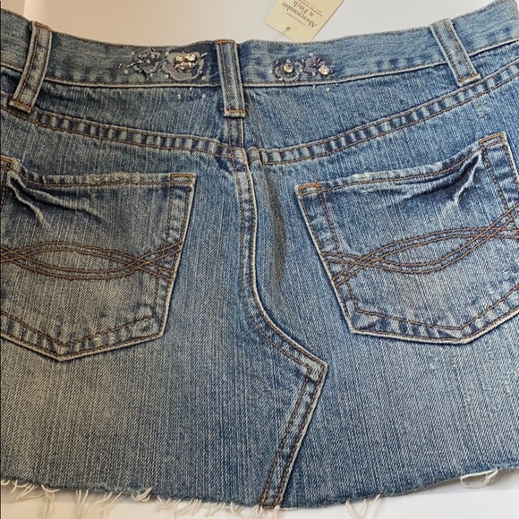 Abercrombie&Fitch Vintage Embellished Denim Skirt - Picture 5 of 6
